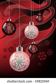 colorful christmas ornaments