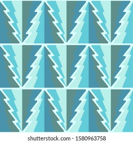 Colorful christmas seamless pattern. Repeated flat Xmas symbols. Simple vector composition for textile, wallpaper, wrapping paper, prints, fabric, web background or another accent etc.