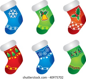 Colorful Christmas Stockings