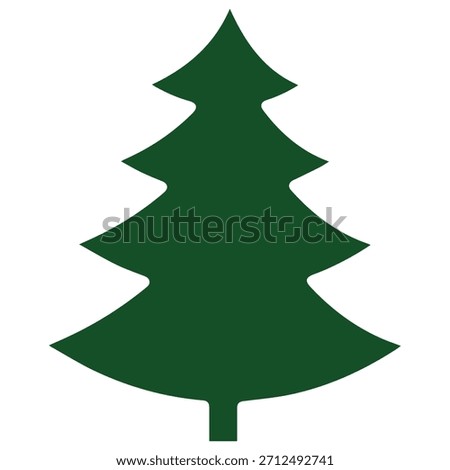 A colorful Christmas tree design
