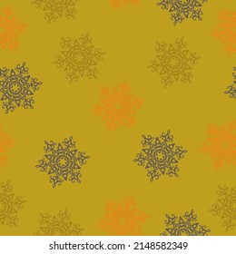 Colorful christmas trees seamless pattern background  Design illustration. A lot of fir-trees. Decorative wallpaper, good for printing. 