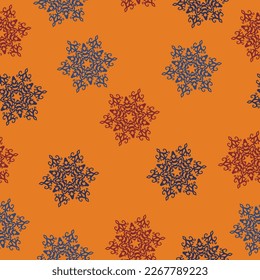 Colorful christmas trees seamless pattern background  Design illustration. A lot of fir-trees. Decorative wallpaper, good for printing. 