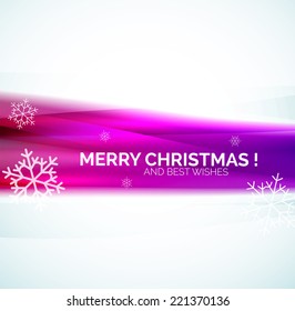 Colorful Christmas winter snowflakes abstract background