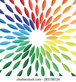 Colorful circle abstract background