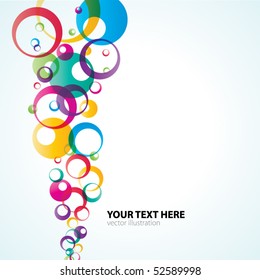 Colorful Circle Abstract Background