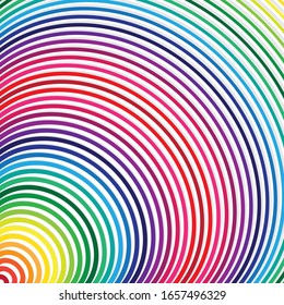 Diseño de fondo abstracto de círculo colorido
