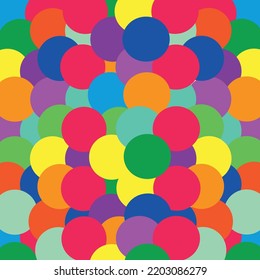 colorful circle abstract background effect