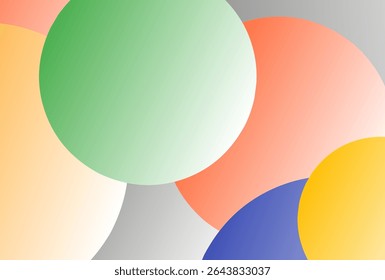 Colorful circle abstract background illustration
