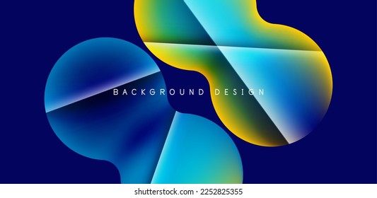 Fondo abstracto de círculo colorido. Plantilla para fondo de pantalla, banner, presentación, fondo