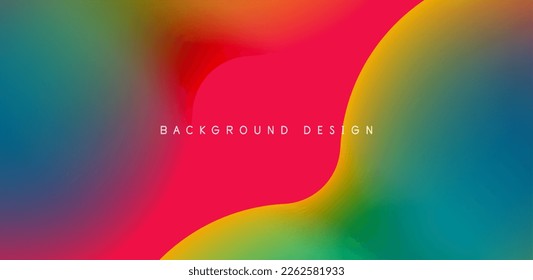 Colorful circle abstract background. Template for wallpaper, banner, presentation, background