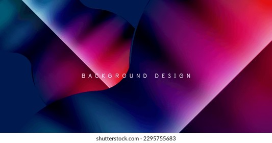 Colorful circle abstract background. Template for wallpaper, banner, presentation, background