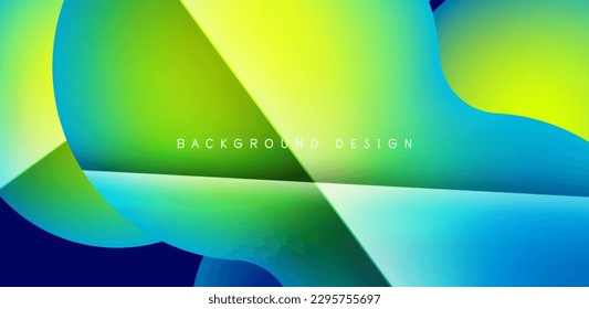 Fondo abstracto de círculo colorido. Plantilla para fondo de pantalla, banner, presentación, fondo
