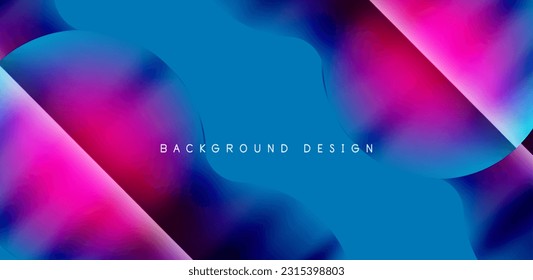 Colorful circle abstract background. Template for wallpaper, banner, presentation, background