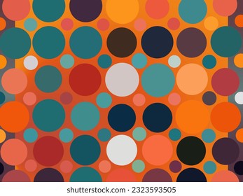 Colorful circle abstract background. Template for wallpaper, presentation banner background, vector graphic, EPS 10