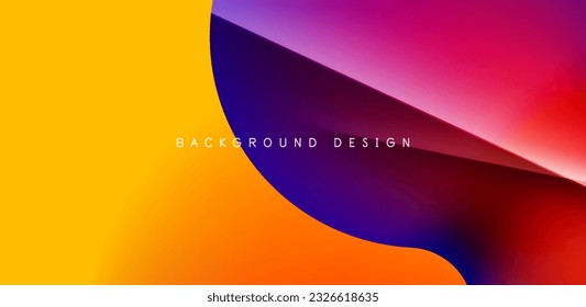 Colorful circle abstract background. Template for wallpaper, banner, presentation, background