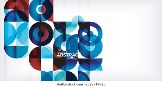 Fondo abstracto de círculo colorido. Plantilla para el Fondo de pantalla, Anuncio, presentación, fondo