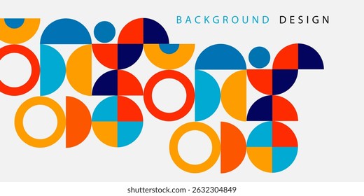 Fondo abstracto de círculo colorido. Plantilla para el Fondo de pantalla, Anuncio, presentación, fondo, EPS10