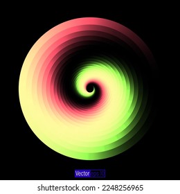 colorful circle abstract background, vector eps 10