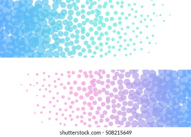 Colorful circle abstract background, vector art and illustration.