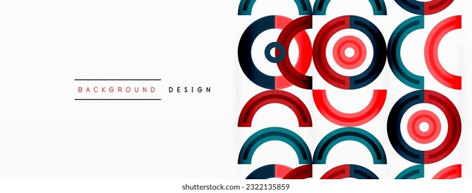 Colorful circle abstract background with vibrant and eye-catching design that incorporates a variety of different shades and hues creating a swirling, dynamic effect