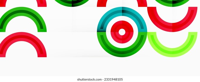 Colorful circle abstract background with vibrant and eye-catching design that incorporates a variety of different shades and hues creating a swirling, dynamic effect