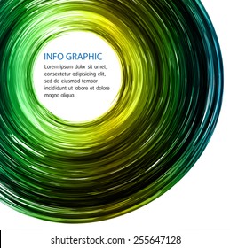 Colorful Circle Abstract Technology background for computer graphic website internet and business. text box. label. Brochure. Roll. card. white background.