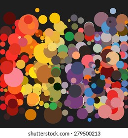 Colorful circle background