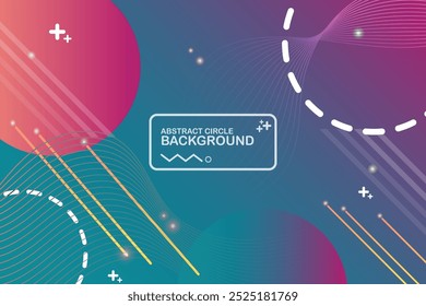 Colorful Circle Background Abstract Background