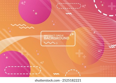 Colorful Circle Background Abstract Background