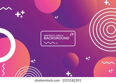 Colorful Circle Background Abstract Background