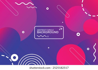 Fondo Abstractas de fondo de círculo colorido