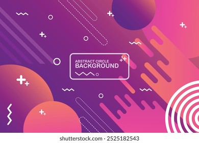Colorful Circle Background Abstract Background