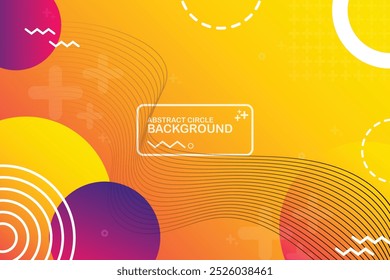 Colorful Circle Background Abstract Background