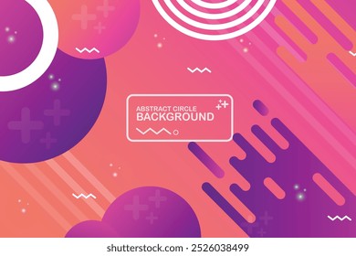 Colorful Circle Background Abstract Background