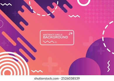 Colorful Circle Background Abstract Background