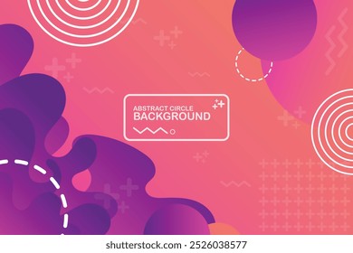 Colorful Circle Background Abstract Background