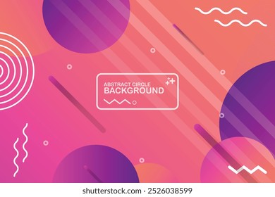 Colorful Circle Background Abstract Background