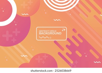 Colorful Circle Background Abstract Background