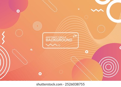 Colorful Circle Background Abstract Background