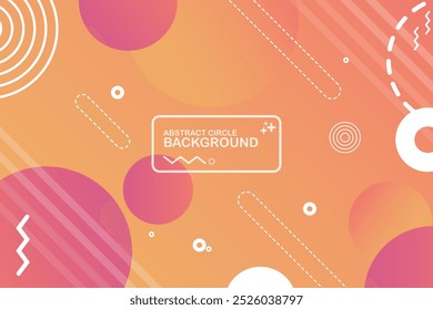 Colorful Circle Background Abstract Background