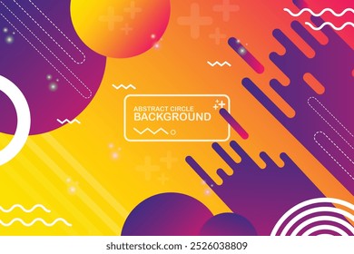 Colorful Circle Background Abstract Background