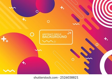 Colorful Circle Background Abstract Background