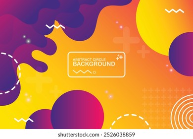 Colorful Circle Background Abstract Background