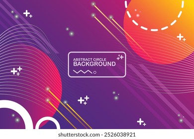 Colorful Circle Background Abstract Background