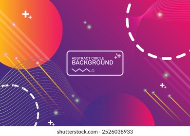 Colorful Circle Background Abstract Background