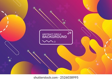 Colorful Circle Background Abstract Background