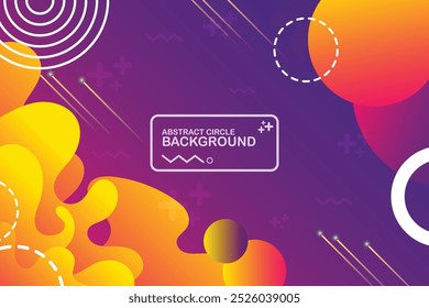 Colorful Circle Background Abstract Background