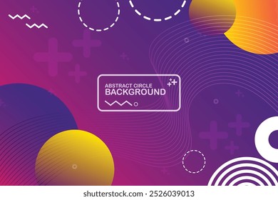 Colorful Circle Background Abstract Background
