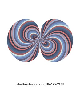 Fondo de círculo colorido, ondas abstractas, patrón dinámico geométrico, textura de diseño moderno vectorial.