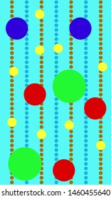 Colorful circle background, beautiful circle background